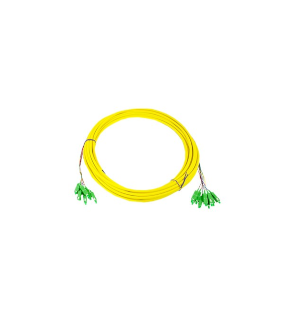 Fiberm Gold Multipatchcord 12x SCA/APC - 12x SC/APC 12m Single mode włókno G657A