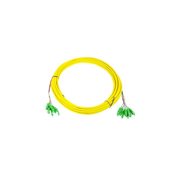 Fiberm Gold Multipatchcord 12x SCA/APC - 12x SC/APC 12m Single mode włókno G657A