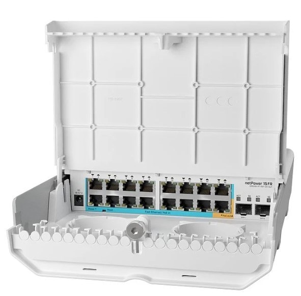 MikroTik netPower 15FR CRS318-1Fi-15Fr-2S-OUT 16x RJ45 100Mb/s, 2x SFP