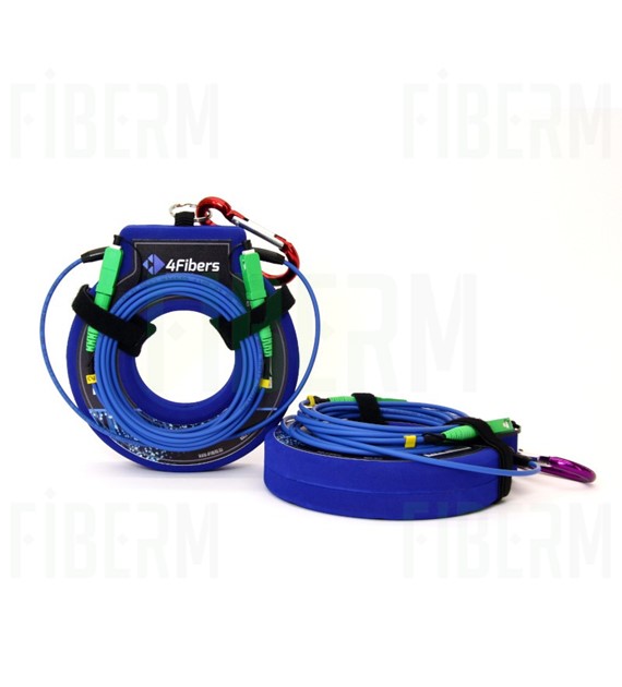 Cable de Lanzamiento OTDR 4Fibers SC/APC-SC/APC 500m Monomodo Fibra G652D