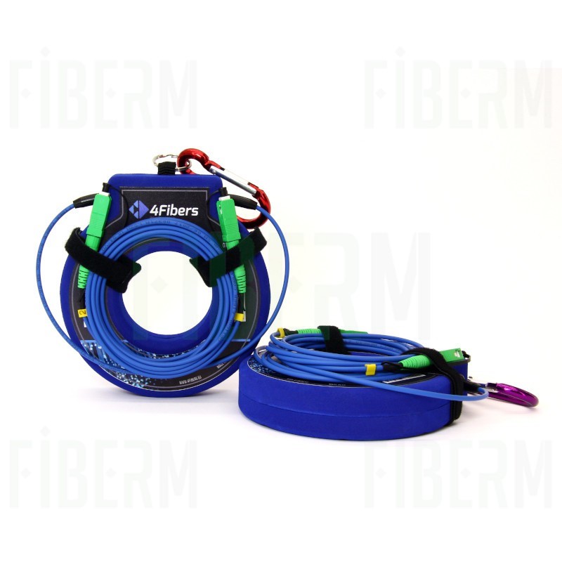 4Fibers OTDR Startovací kabel SC/APC-SC/APC 500m jednomódové vlákno G652D