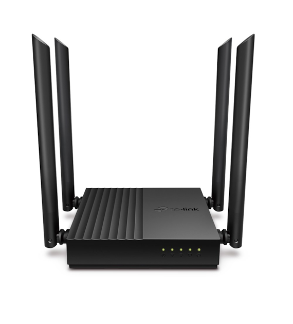 TP-LINK Archer C64 WiFi Router WAVE2 AC1200 1 x WAN 4 x LAN 4 x Antenna Dual Band