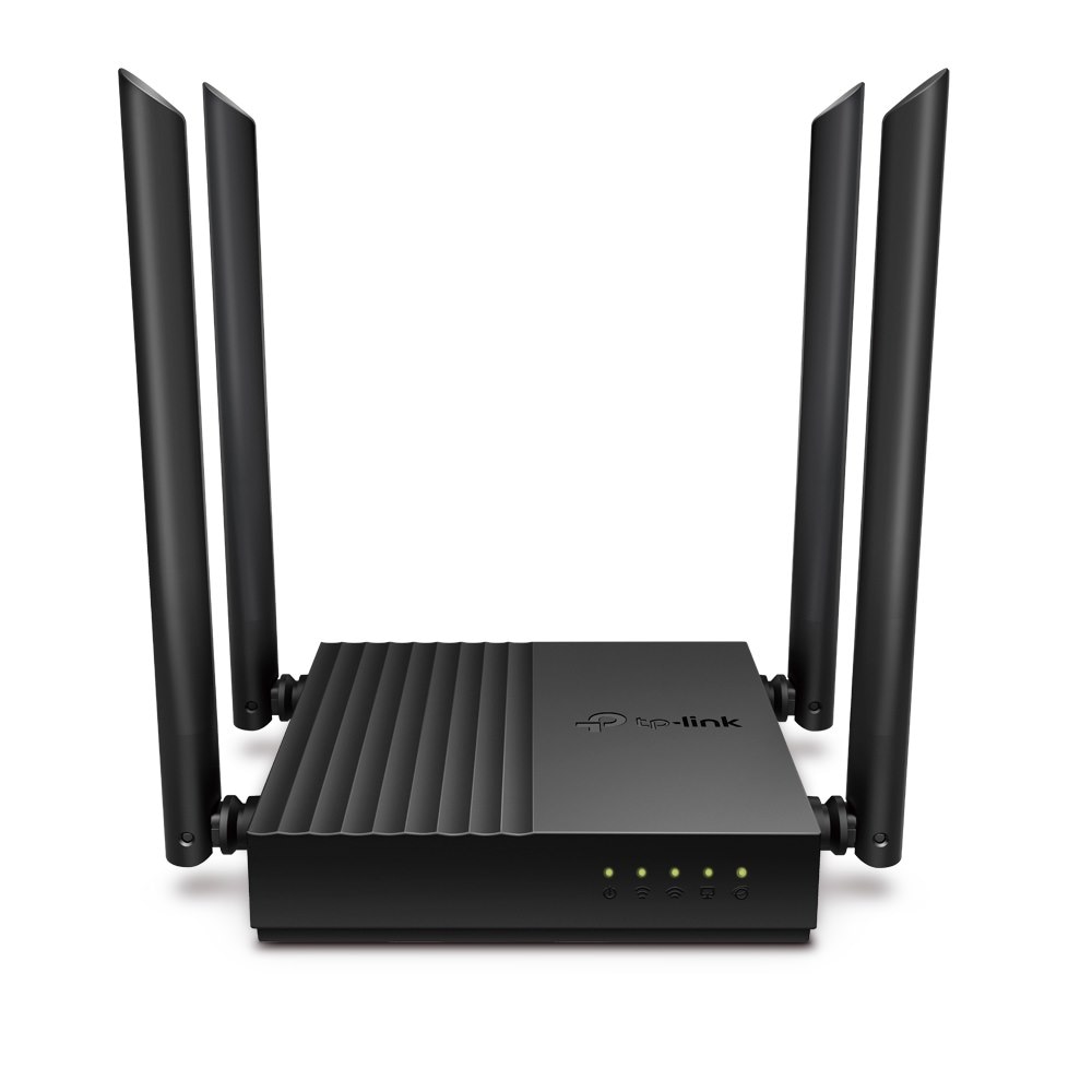 TP-LINK Archer C64 Router WiFi WAVE2 AC1200 1 x WAN 4 x LAN 4 x Antena Dual Band