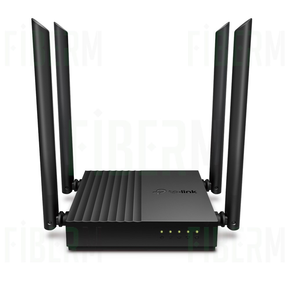 TP-LINK Archer C64 WiFi Router WAVE2 AC1200 1 x WAN 4 x LAN 4 x Anténa Dual Band