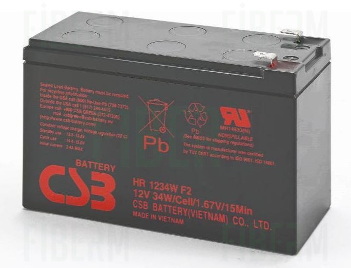 CSB 9Ah 12V HR1234W Baterija