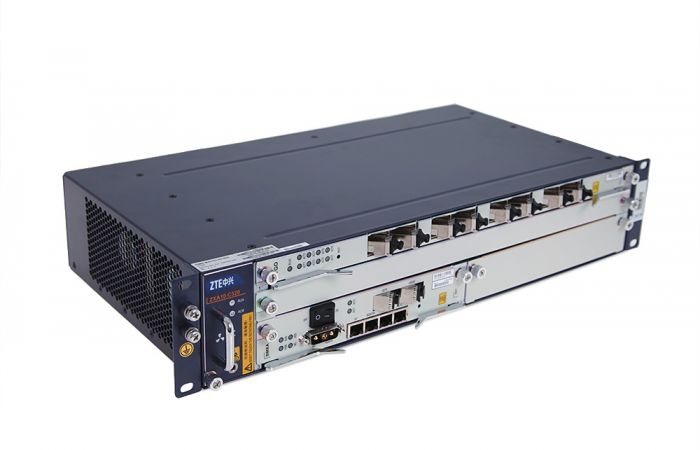 ZTE ZXA10 C320 OLT 1GE, Zasilanie AC, 2x SMXA/1, 1x GTGO B+