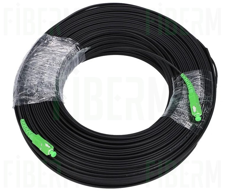 Cable de Fibra Óptica DROP OPTON 1J 60 metros con conectores SC/APC-SC/APC