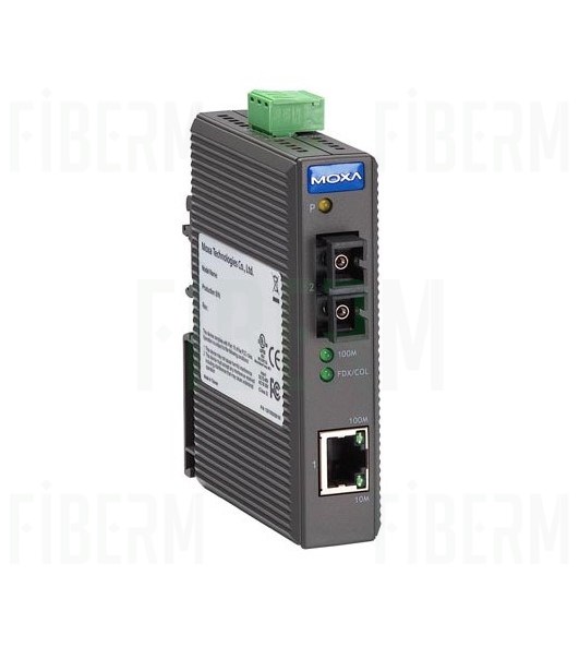 MOXA IMC-21-M-SC Mediální konvertor RJ-45 na multimódový optický kabel s konektorem SC