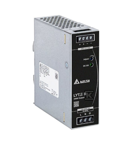 Delta DRL-24V480W1EN zasilacz na szynę DIN 24V/20A seria LYTE II
