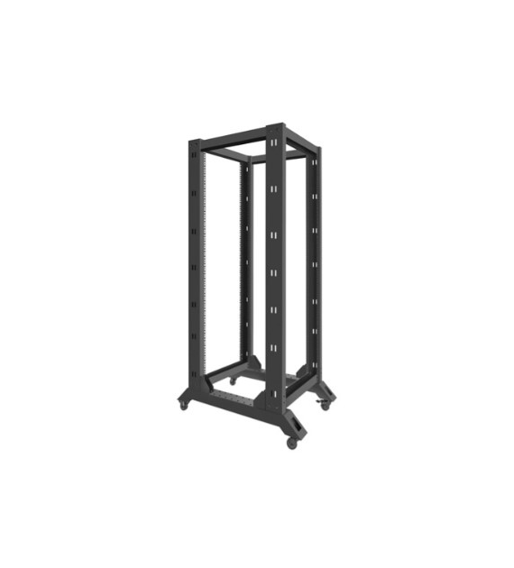 FIBERM Open RACK 19'' stojący 32U głębokość 800mm czarny