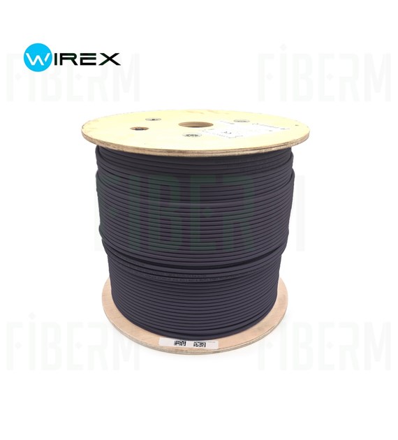 WIREX Kabel instalacyjny zewnętrzny U/UTP CAT6 PE rolka 500metrów WIC-6-U-PE-50-BL