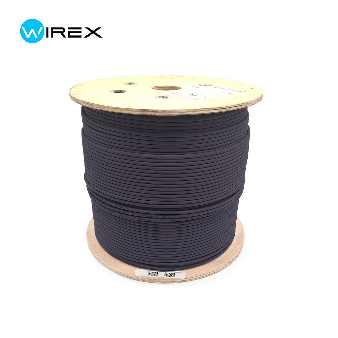 WIREX Kabel instalacyjny zewnętrzny U/UTP CAT6 PE rolka 500metrów WIC-6-U-PE-50-BL