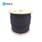 Bobina da 500m di cavo di installazione esterno WIREX U/UTP CAT6 PE WIC-6-U-PE-50-BL