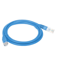 WIREX Patchcord CAT5E UTP LSOH snag-proof 1m niebieski WPC-5-U-LS-1-BU