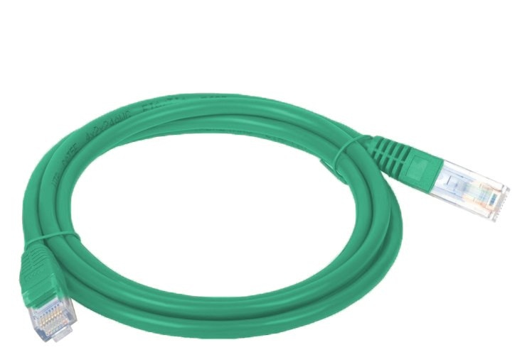 WIREX Patchcord CAT5E UTP LSOH snag-proof 1m zielony WPC-5-U-LS-1-GR