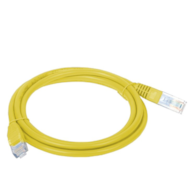 WIREX Patchcord CAT5E UTP LSOH snag-proof 1m żółty WPC-5-U-LS-1-YE