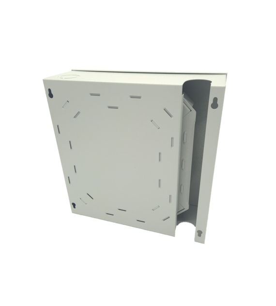 FIBERM Przełącznica dostępowa PD 30/30/10 z polem komutacyjnym 18 x SC Duplex i podcięciem do instalacji na istniejące okablowanie / rury