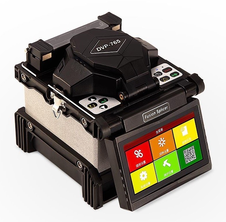 DVP Spawarka światłowodowa DVP-765 z centrowaniem do rdzenia + nóż + akcesoria/zestaw