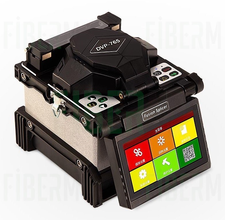 DVP Fiber Optic Schweißgerät DVP-765 mit Kernzentrierung + Klinge + Zubehör/Kit