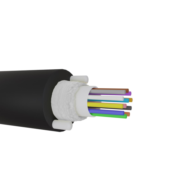 SYNAPTIC Kabel światłowodowy ADSS Z-XOTKtcdDb 12J 1,2kN, jednotubowy, średnica 5,5mm