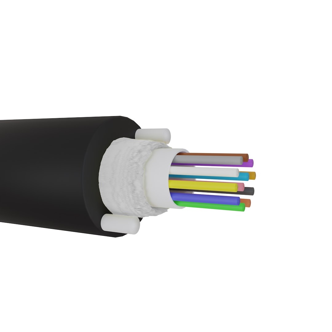 SYNAPTIC Kabel światłowodowy ADSS Z-XOTKtcdDb 12J 1,2kN, jednotubowy, średnica 5,5mm