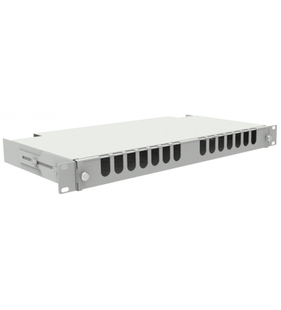 FIBERM Szafka zapasu kabli wysuwana 1U, głębokość 240mm