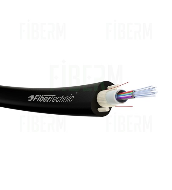 Fibertechnic Kabel światłowodowy AERO FLAT Z-XOTKtcdp 24J 1,7kN, 1Tx24F, span 70m