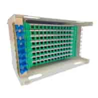 FIBERM Przełącznica światłowodowa modułowa 96 x SC Simplex, 8 modułów 12J, 6U Rack 19''