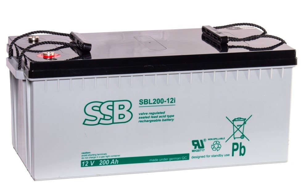 Akumulator SBL 200-12i 12,00V 200,00Ah gwint wewnętrzny M8
