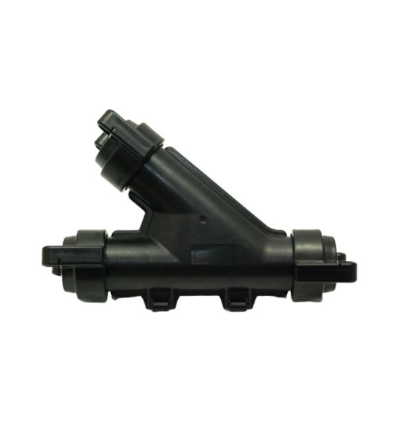 Trójnik do rury 40mm dwudzielny, Y 45 stopni ,rozgałęzienie rurociągu HDPE