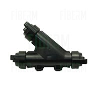 Dreifachverbinder für Rohr 40mm zweiteilig