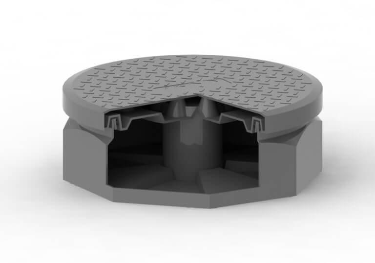 Zasobnik kablowy telekomunikacyjny ZKM