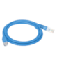 FIBERM Patchcord CAT5E 1M Niebieski Flat