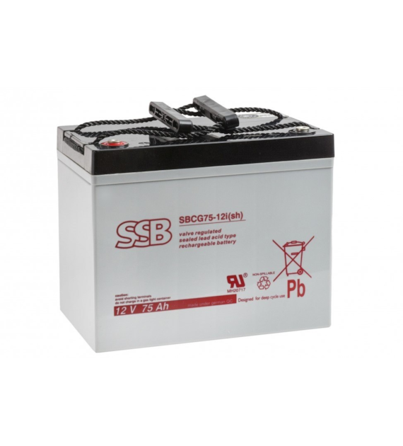 Akumulator SBCG 75Ah 12V 75-12i (sh) gwint wewnętrzny M6