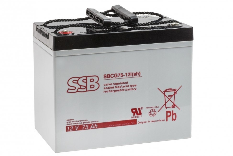 Akumulator SBCG 75Ah 12V 75-12i (sh) gwint wewnętrzny M6