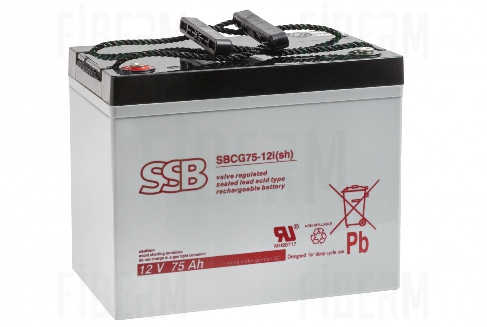 Baterija SBCG 75Ah 12V