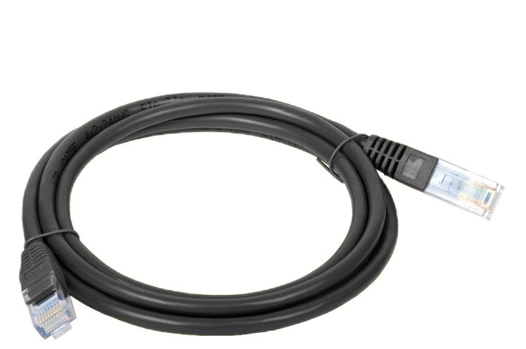 FIBERM Patchcord CAT5E 2M Czarny