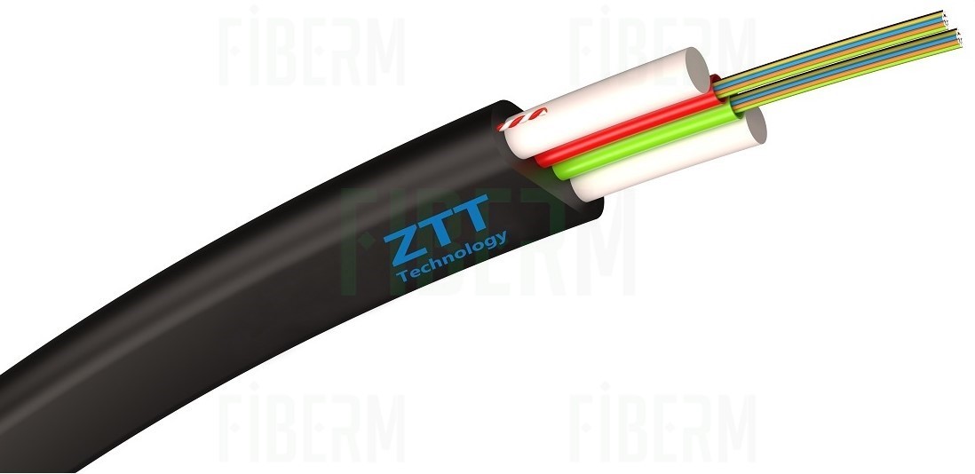 ZTT Fiber Optic Cable FLAT 24J dual-tube 2T12F