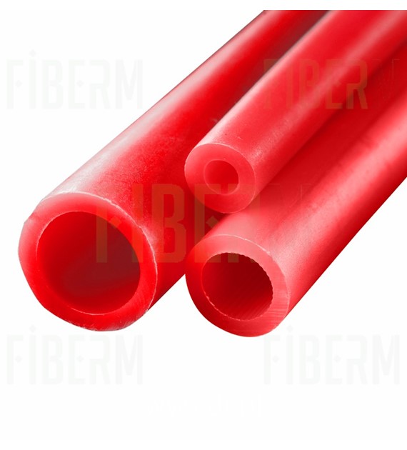 Microtubo HDPE Mikrotube Ø14/10mm - rojo - tambor 1500 metros