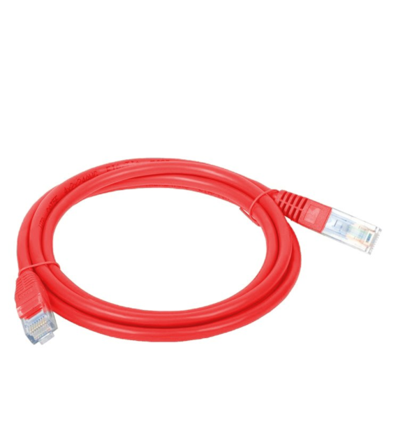 FIBERM Patchcord CAT5E 3M Czerwony