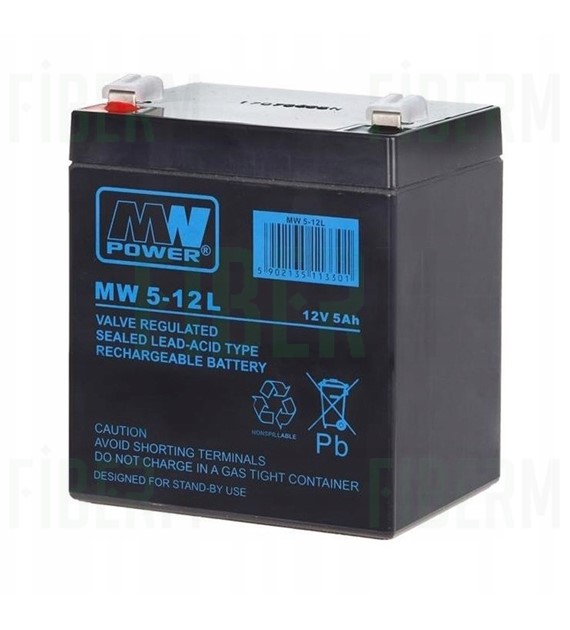 AGM 5Ah 12V MWL 5-12L Battery