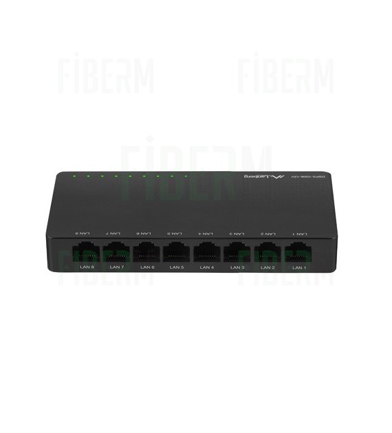 LANBERG DSP2 1008 12V 8x 1GB/s Nesukladni stolni