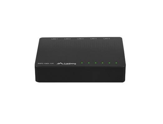 LANBERG DSP2 1005 12v 5x 1GB/s Niezarządzalny desktop