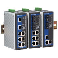 Moxa switch zarządzalny, 6 portów 10/100BaseTx, 2 porty światłowodu wielomodowego SC, temp. pracy od 0 do 60 stopni C