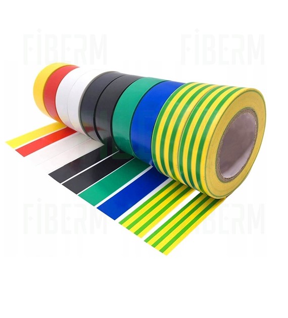 STALCO Insulation Tape mixed colors 20m 10 pieces