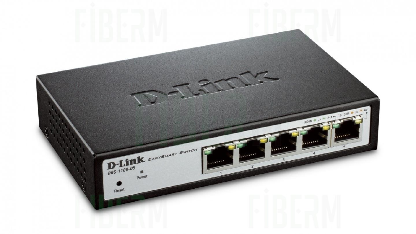 D-LINK DGS-1100-05/E Smart Switch 5 x 10/100/1000