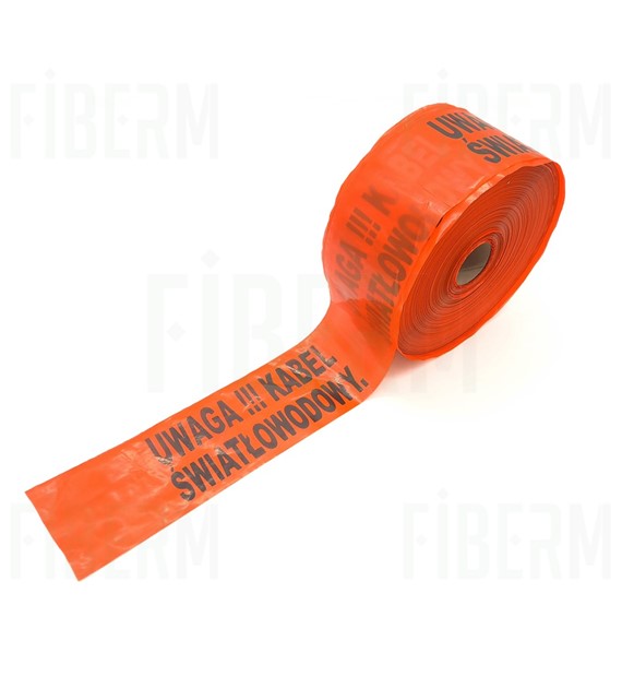 Varovná páska 500 metrů šířka 20 cm (Varování: Optický kabel)