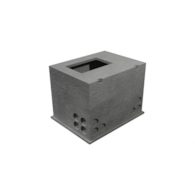 SKO-2 Kabelschacht Einzelstück/Einzellstück + Rahmen + Vollabdeckung