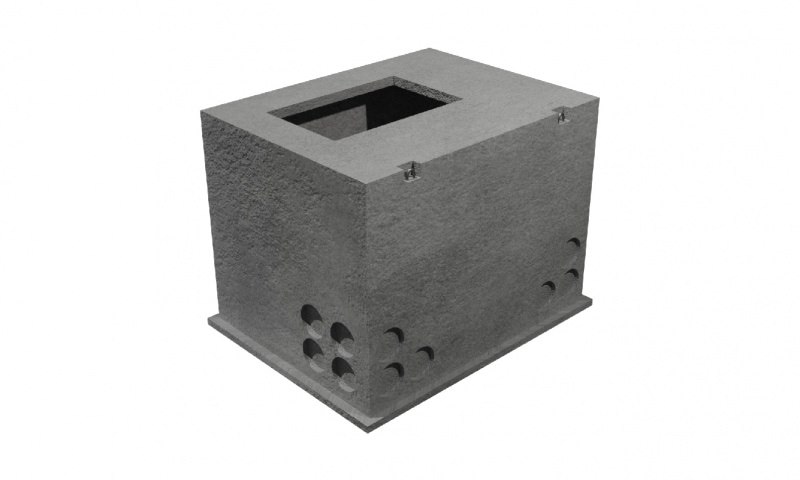 Studnia kablowa SKO-2 jednoelementowa/jednoczęściowa + rama + pokrywa