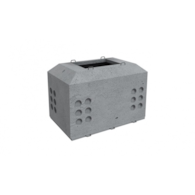 SKO-6 Kabelschacht Einzelstück/Einzellstück + Rahmen + Vollabdeckung